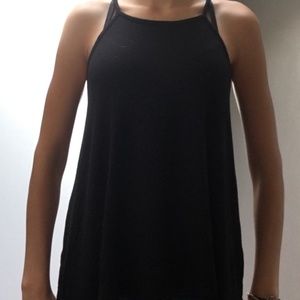 Black tank top